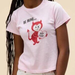 NWT Daydreamer Be Mine Hot Stuff Vintage Tee - Size M